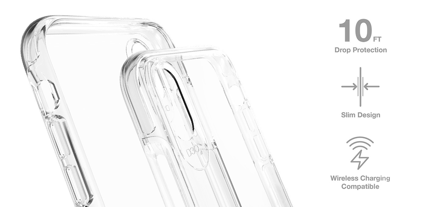 iPhone X/Xs Gear4 D3O Clear Crystal Palace case